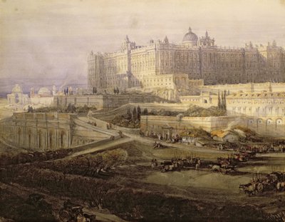 The Royal Palace, Madrid by David Roberts